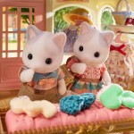 Epoch sylvanian families -  latte cat family - dollhouse playsets 5738 5054131057384