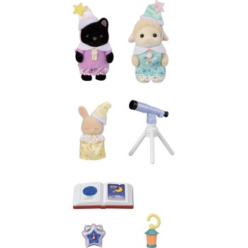 Epoch Sylvanian Families Sleepover Party Trio 5750 5054131057506