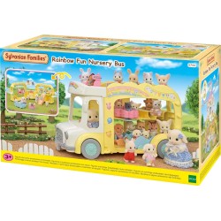 Epoch Sylvanian Families Λεωφορείο Βρεφονηπιακού Σταθμού Διασκεδαστικό Ουράνιο Τόξο 5744 5054131057445