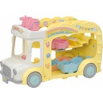 Epoch sylvanian families -  rainbow fun nursery bus - dollhouse playsets 5744 5054131057445