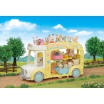 Epoch sylvanian families -  rainbow fun nursery bus - dollhouse playsets 5744 5054131057445