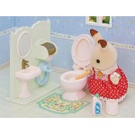 Epoch Sylvanian Families Σετ Τουαλέτας - Σετ Παιχνιδιού Κουκλόσπιτου 5740 5054131057407