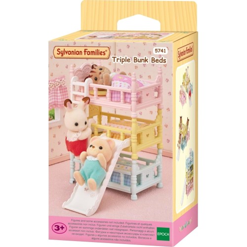 Epoch sylvanian families -  triple bunk beds - dollhouse playsets 5741 5054131057414