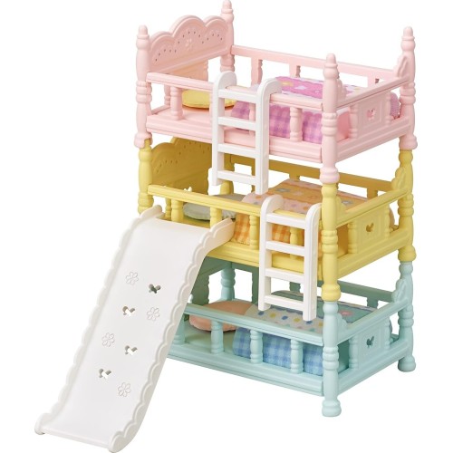 Epoch Sylvanian Families Τρεις Κουκέτες - Σετ Παιχνιδιού Κουκλόσπιτων 5741 5054131057414