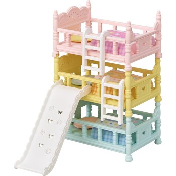 Epoch sylvanian families -  triple bunk beds - dollhouse playsets 5741 5054131057414