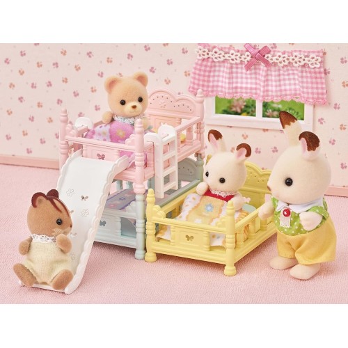 Epoch sylvanian families -  triple bunk beds - dollhouse playsets 5741 5054131057414