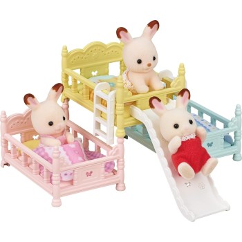 Epoch sylvanian families -  triple bunk beds - dollhouse playsets 5741 5054131057414