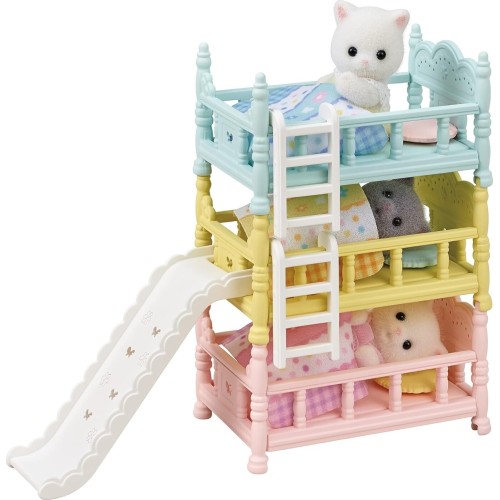 Epoch Sylvanian Families Τρεις Κουκέτες - Σετ Παιχνιδιού Κουκλόσπιτων 5741 5054131057414