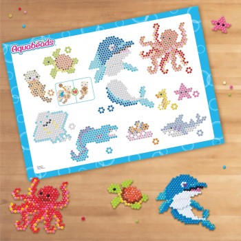 Epoch Aquabeads Ocean Splash Scene Εικόνες Της Θάλασσας 35046 5054131350461