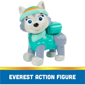 Spin Master Paw Patrol - Everest Snow Plow Vehicle With Collectible Action Figure 6068772 778988673331