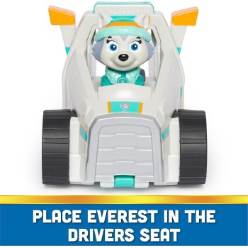 Spin Master Paw Patrol, Everests Snow Plow, Toy Car With Collectible Action Figure, Sus 6068772 778988673331