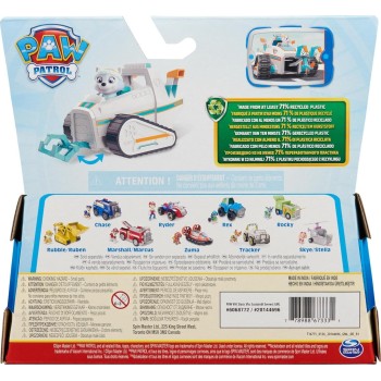 Spin Master Paw Patrol, Everests Snow Plow, Toy Car With Collectible Action Figure, Sus 6068772 778988673331