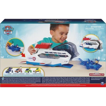 Spin Master Paw Patrol Aqua Pups Whale Patroller Team Vehicle With Chase Action Figure, 6065308 778988436264