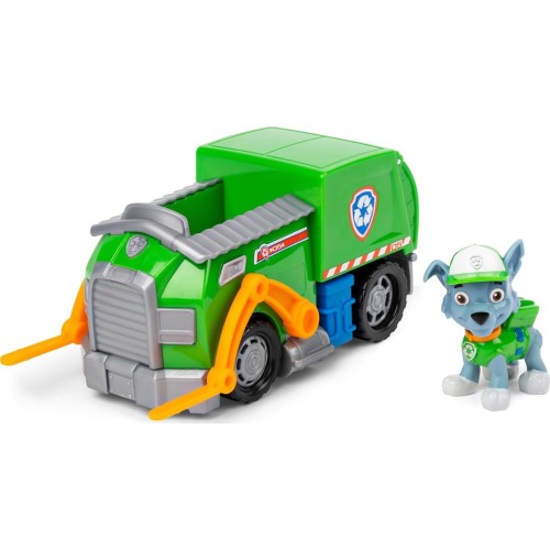 Spin Master Paw Patrol, Rockys Recycle Truck, Toy Truck With Collectible Action Figure, 6068854 778988507506