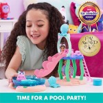 Spin Master Gabbys Dollhouse, Purr-Ific Pool Playset With Gabby And Mercat 6067878 778988492598