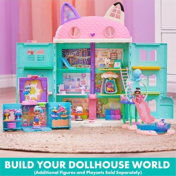 Spin Master Gabbys Dollhouse, Purr-Ific Pool Playset With Gabby And Mercat 6067878 778988492598