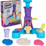 Spin Master Kinetic Sand, Soft Serve Station With 396g of Play Sand blue, Pink and Whit 6068385 778988501719