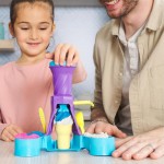 Spin Master Kinetic Sand, Soft Serve Station Με 396G Χρωματιστό Παγωτατζίδικο 6068385 778988501719