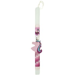 Λαμπάδες Decor Candle Wooden Unicorn Butterfly 24312 5202200006850