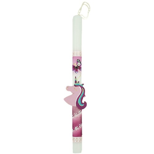 Λαμπάδες Decor Candle Wooden Unicorn Butterfly 24312 5202200006850