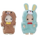 Epoch Sylvanian Families SF Costume Cuties Bunny K Puppy 5596 5054131055960