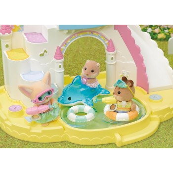 Epoch Sylvanian Families Φιλαράκια Βρεφονηπιακού Σταθμού - Η Παρέα Των Τριών Διασκεδάζει Στην Πισίνα  5749 5054131057490