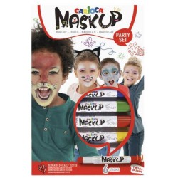 CARIOCA Maskup Μαρκαδόροι Προσώπου 6Τεμ C43052 8003511430528