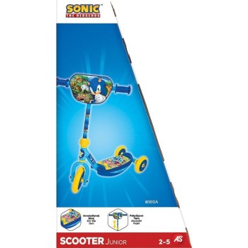 As company Sonic The Hedgehog AS Children's Scooter With 3 Sonic Wheels For 2-5 Years 5004-50260 5203068502607