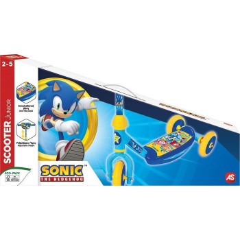 As company Sonic The Hedgehog AS Children's Scooter With 3 Sonic Wheels For 2-5 Years 5004-50260 5203068502607