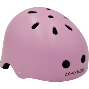 ΑΘΛΟΠΑΙΔΙΑ Adjustable Racing Helmet - Pastel Pink Color Pastel Pink, Size Large/xlarge: 58-61cm. 003.10015/PP/L 9985777007890