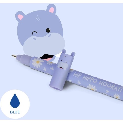 legami erasable gel  - hippo, thermosensitive ink, 0.7 mm tip diameter, 15  EP0028 8052694005849