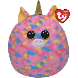ty Squishy Beanies Fantasia Unicorn Pink 25cm 1607-39287 008421392872