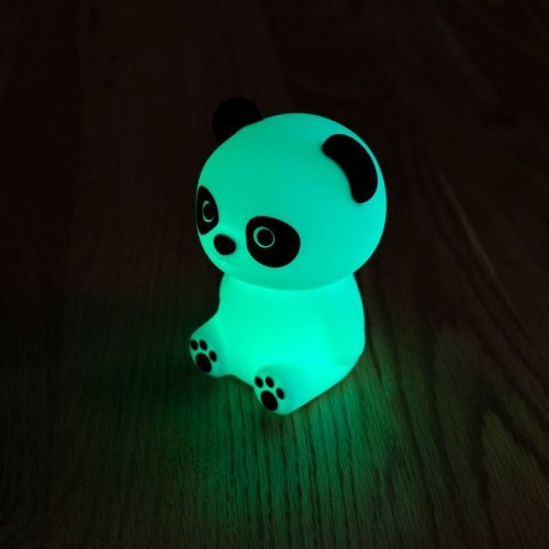 MegaLight Paddy Panda Φωτάκι Συντροφιάς Με Χρονοδιακόπτη Και Διπλό Εναλλασσόμενο RGB 185862.ML.00.01 4260198488950