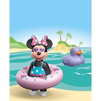 Playmobil Junior And Disney Minnie Mouses Beach Trip, Including Swim Ring And Duck 71706 4008789717061