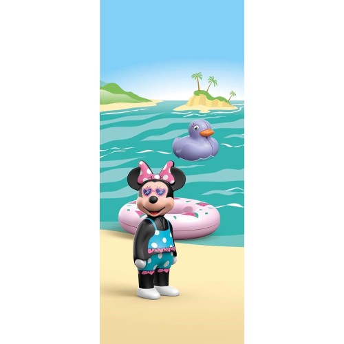 Playmobil Junior And Disney Minnie Mouses Beach Trip, Including Swim Ring And Duck 71706 4008789717061