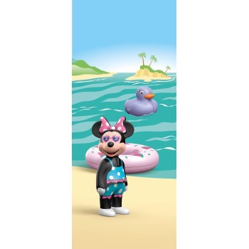 Playmobil Junior And Disney Minnie Mouses Beach Trip, Including Swim Ring And Duck 71706 4008789717061