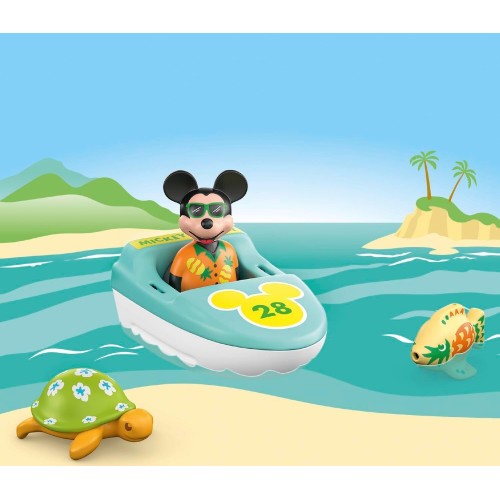 Playmobil Disney Mickey Mouse Junior And Disney: Mickey Mouses Boat Tour, Including Inflatable Boat 71707 4008789717078