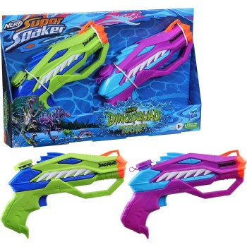 Hasbro Nerf Dinosquad Super Soaker Raptor-Surge Dual Pack F8436 5010996135841