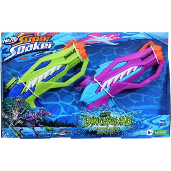Hasbro Nerf Dinosquad Super Soaker Raptor-Surge Dual Pack F8436 5010996135841
