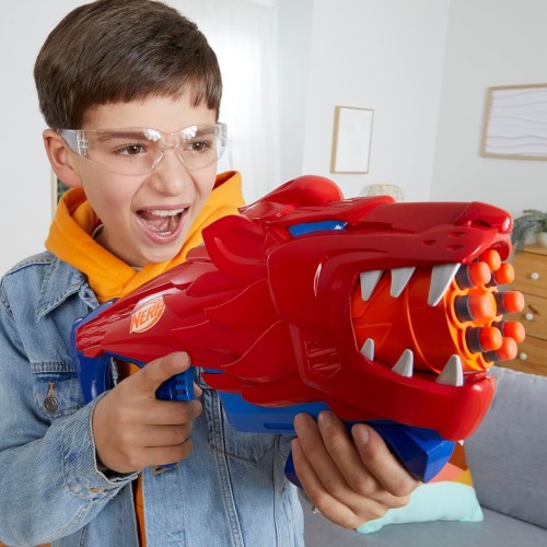 Hasbro nerf junior  lionfury, easy play dart blaster, 16 nerf elite darts, nerf bl F8646 5010996212160