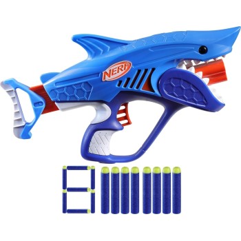 Hasbro nerf junior sharkfire easy play dart blaster F8645 5010996211415