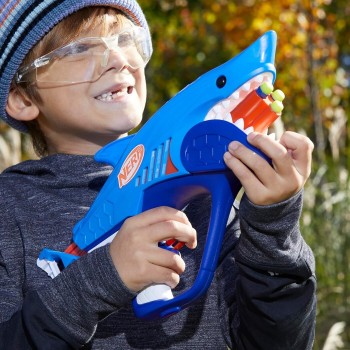 Hasbro nerf junior sharkfire easy play dart blaster F8645 5010996211415