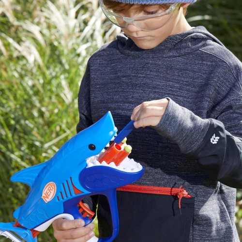 Hasbro nerf junior sharkfire easy play dart blaster F8645 5010996211415