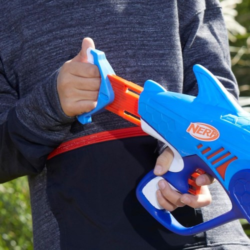 Hasbro nerf junior sharkfire easy play dart blaster F8645 5010996211415