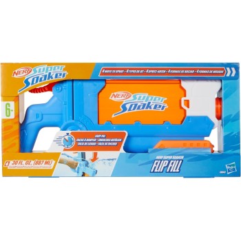 Hasbro Nerf Super Soaker Flip Fill Water Blaster, 4 Spray Styles F8643 5010996207548
