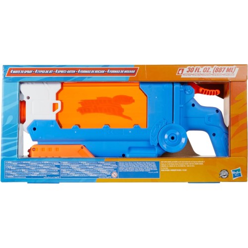 Hasbro Nerf Super Soaker Flip Fill Water Blaster, 4 Spray Styles F8643 5010996207548