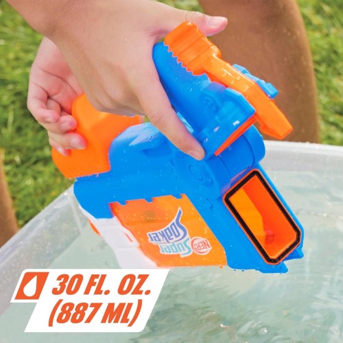 Hasbro Nerf Super Soaker Flip Fill Water Blaster, 4 Spray Styles F8643 5010996207548