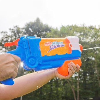 Hasbro Nerf Super Soaker Flip Fill Water Blaster, 4 Spray Styles, Fast Fill, 887 Millilitre Tank, Water Toys F8643 5010996207548
