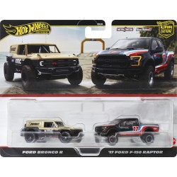 Mattel Hot Wheels hot  car culture 2017 ford f150 raptor and ford bronco r HBL96 / HRR77 194735184613