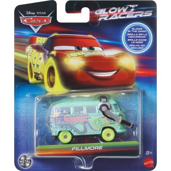 Mattel Disney Cars pixar cars  and pixar cars glow racers fillmore HPG76 / HPG80 194735158553